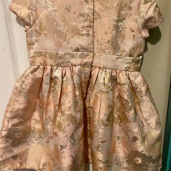 NWT! Beautiful Pink & Gold 3T Dress! - Picture 3 of 3
